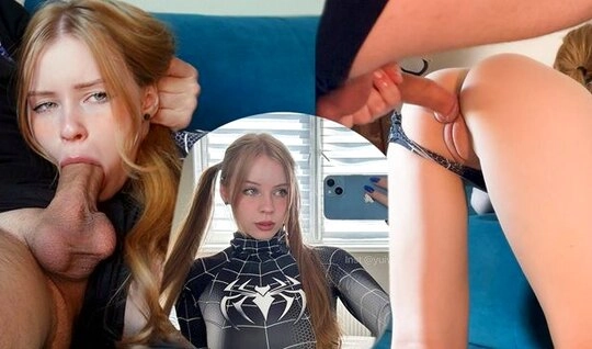 Самое худшее что могло снять студия Марвел - это русское порно с девушкой Человека паука